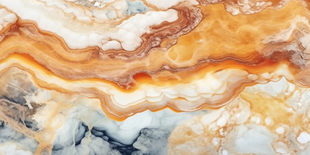 Generative AI Texture of gem stone onyx, macro shot backgroundの素材