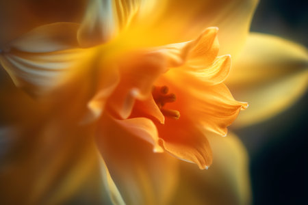 Generative AI Macro yellow flower background,Macro shot yellow flower background,Yellow,Backgrounds,Vegetable Garden,Flower,Petal,Close-up,の素材