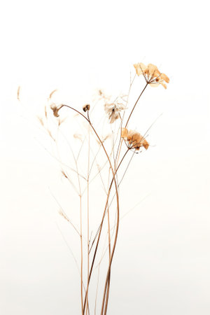 Generative AI Creative abstract. Herbarium with mild focus.の素材