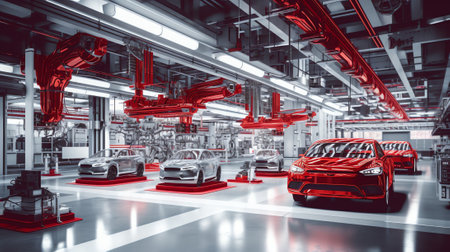 Generative AI Automobile factoryの素材
