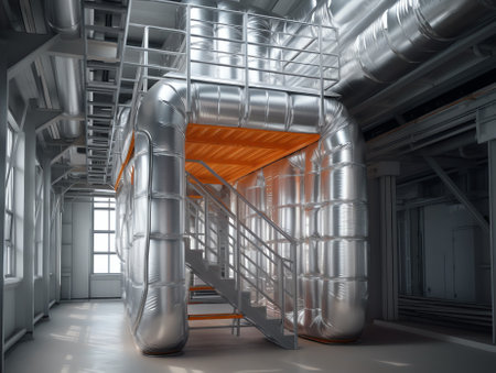 Generative AI welding master manufacturing steel stairsの素材