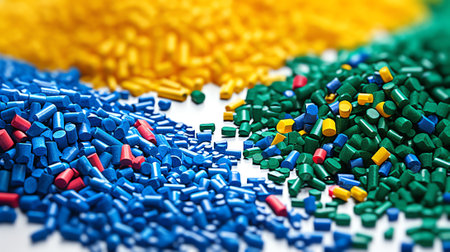 Generative AI industrial plastic granulesの素材
