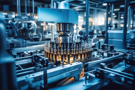 Generative AI vision sensor camera system in intellegence factory,manufacturing industry for industry 4.0 and technology conceptの素材