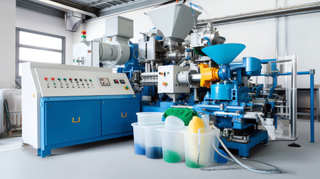 Generative AI Equipment for mixing ingredients in an animal feed plantの素材