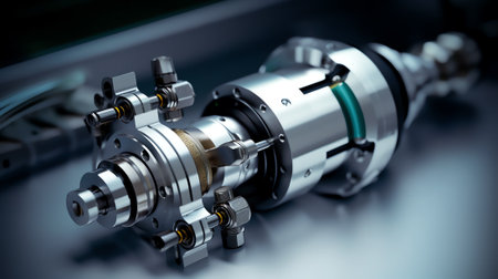 Generative AI pneumatic systems, automatic, machine partの素材