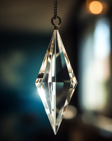 Generative AI Diamond in tweezers selective focus, inspection and analyzing of brilliant cut crystal polish quality. Jewellery professional hand making in the studio. Macro shot, shallow depth of view.の素材