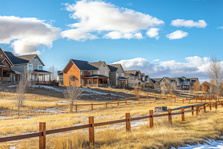 Brand New Luxury Homes in community neighborhoodの素材