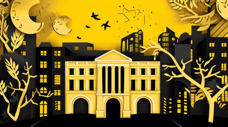 yellow paper with the text Treasury bondsの素材