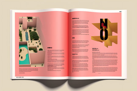 Clean magazine pageの素材