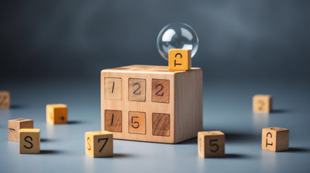 Business concept of planning 2021. Male hand flips wooden cube and change the inscription 'BUDGET 20の素材