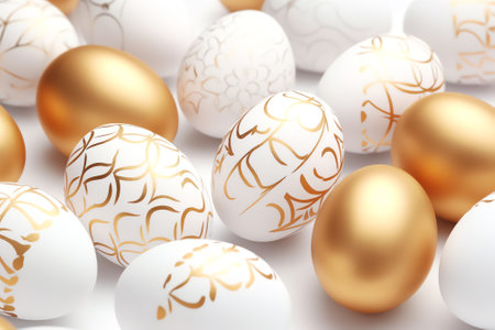 Golden nest egg background concept for retirement savingsの素材