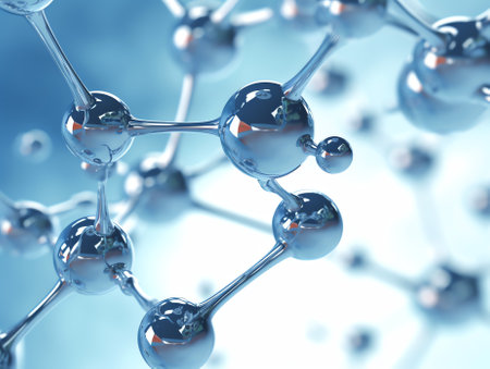 hydrogen bond between water molecules and  between different types of moleculesの素材