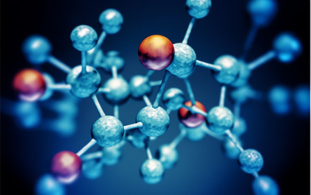 hydrogen bond between water molecules and  between different types of moleculesの素材