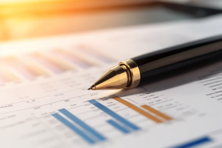 VARIABLE ANNUITY text on a paper on chart backgroundの素材