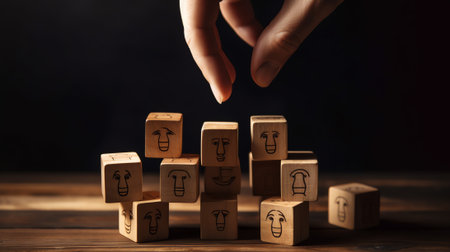 Investment risk management, tolerance and planning and asset allocation and diversification concept.の素材