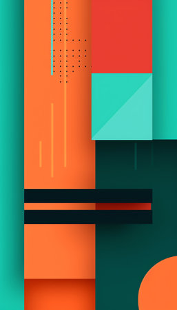 Modern Abstract Template Background. Minimal covers design. Website Page Design. Dynamic shapes compの素材