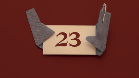 Illustration for budget planning for 2022 and 2023 years. 3d illustration.の素材