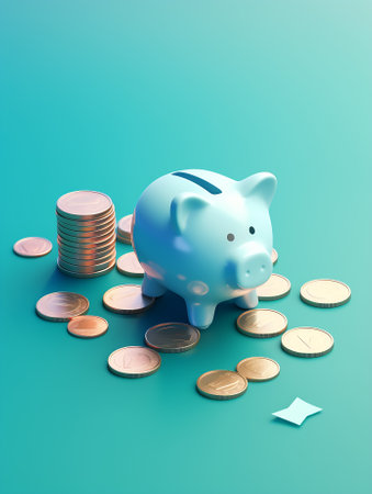 Asset allocation concept. 3d illustrationの素材