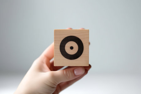 2024 Budget planning and allocation concept. Hand flips wooden cube and changes the inscription "BUDの素材