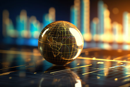 Business and economic growth on global business network, Data analysis of financial and banking, Stoの素材