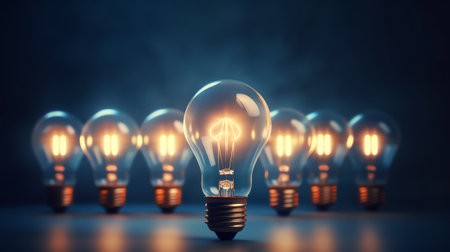 Photo of light bulbs with shining fibers in a shape of CONSULTING concept related words isolated onの素材