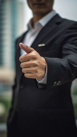 business ethics concept man in suitの素材