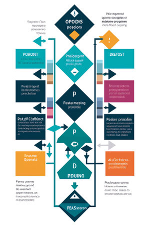 An image of a Six Steps for Making Successful Management Decisions Chart.の素材