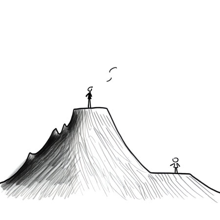 Business development strategy concept. Leader looks at his company in future and develops ways of prの素材