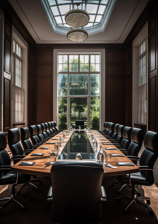 Empty boardroomの素材