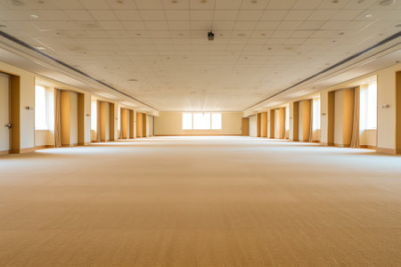 Moscow. Russia - March 3, 2023: Empty auditorium hall at a school. Conference room interior. View frの素材