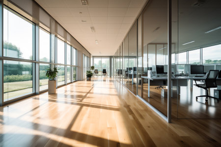 Interior of a modern officeの素材