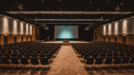 Big empty auditorium / Conference roomの素材