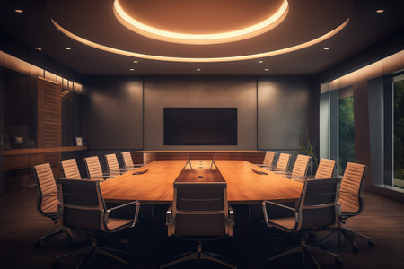 Modern office interior Boardroomの素材