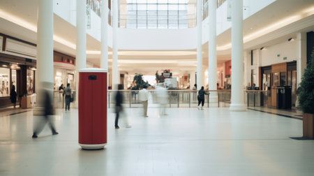 Selayang, Selangor, Malaysia â June 20, 2020 : The atmosphere in the mall was empty with no visitorsの素材