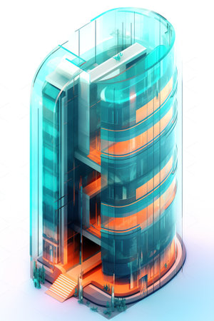 Contemporary Building Exterior Skyscraper Design Conceptの素材