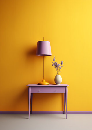 Color of the year 2023 in interior design ,3d illustration,3d renderingの素材