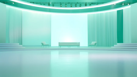 Empty hall exhibition centre.The backdrop for exhibition stands, booth,parking,trade show.Conversatiの素材