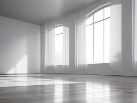 Interior empty room 3D renderingの素材