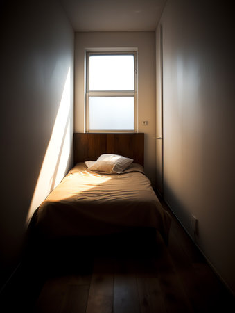 Bedroom with no peopleの素材