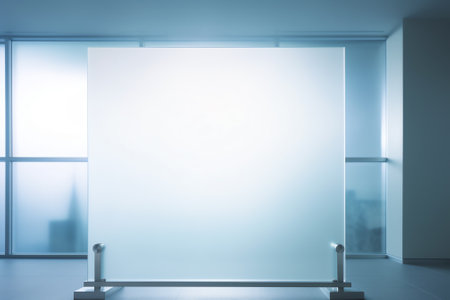 Glass wall in the office buildingの素材