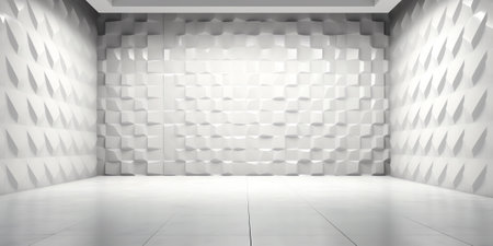 Empty hall exhibition centre.The backdrop for exhibition stands, booth,parking,trade show.Conversatiの素材