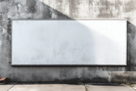 Empty parking lot wall. Urban, industrial background.の素材