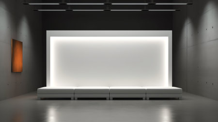 Empty cinema screen with audience. material for designersの素材