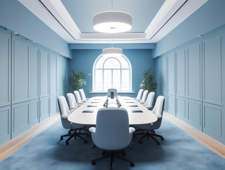 conference room in modern officeの素材