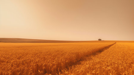 Photography on theme big empty farm field for organic harvest, photo consisting of large empty farmの素材