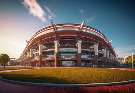 baseball stadium 3d renderingの素材