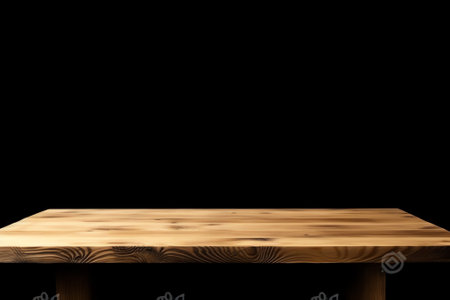 Empty wooden table topの素材