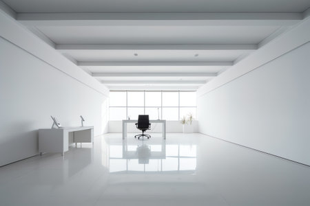 Bright empty office interiorの素材