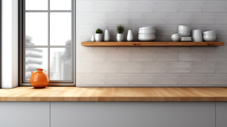 Modern minimal gray color kitchen with self adhesive fake marble imitation tape on wall, solid naturの素材