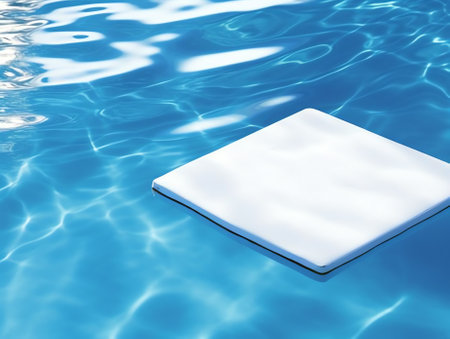 A bright white sign at a local outdoor pool facility saying pool is closed. No entry to water. Clearの素材